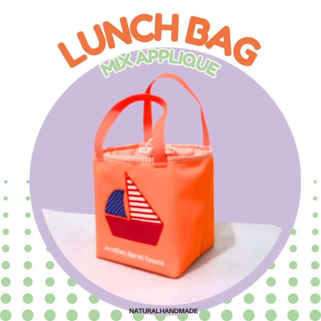 Lunch bag kotak aneka gambar - souvenir ulang tahun anak customized