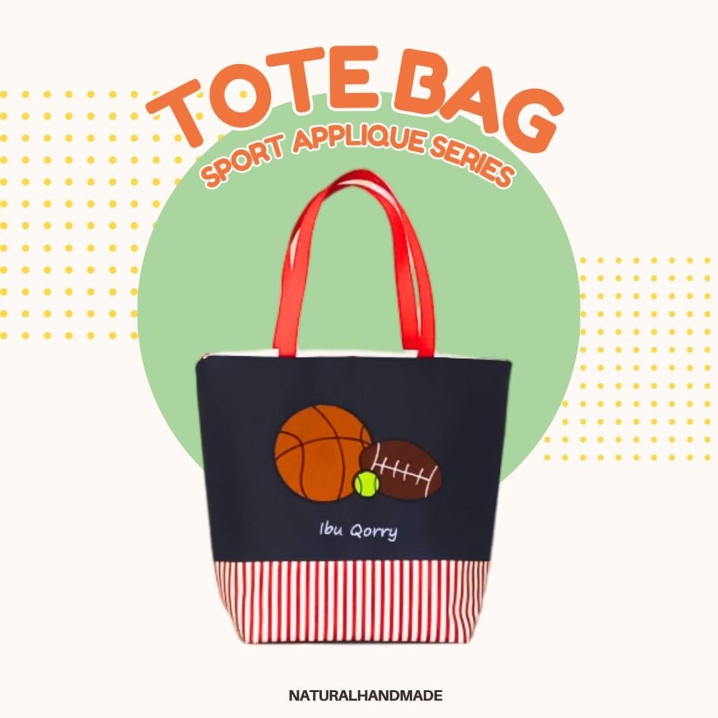 totebag olahraga favorit - souvenir ulang tahun anak unik dan favorit