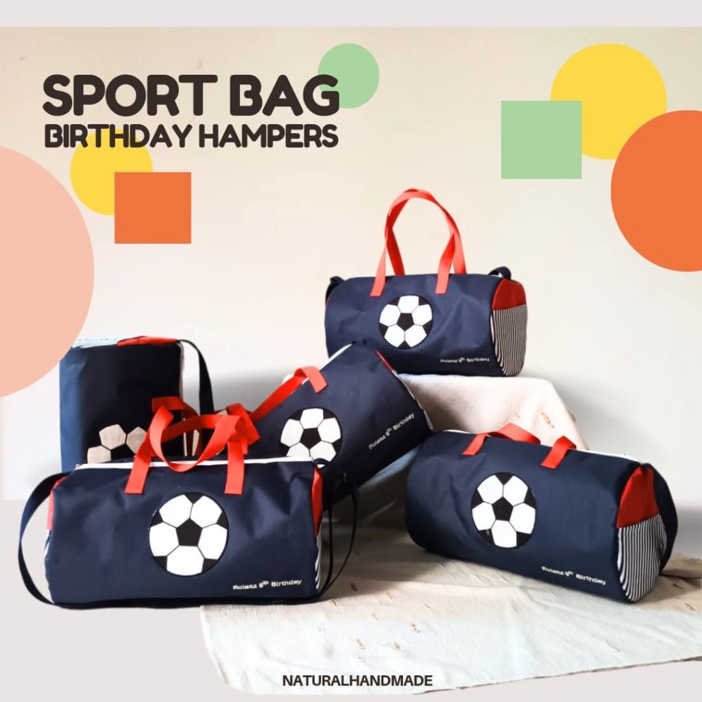 souvenir hamper ulang tahun tema bola