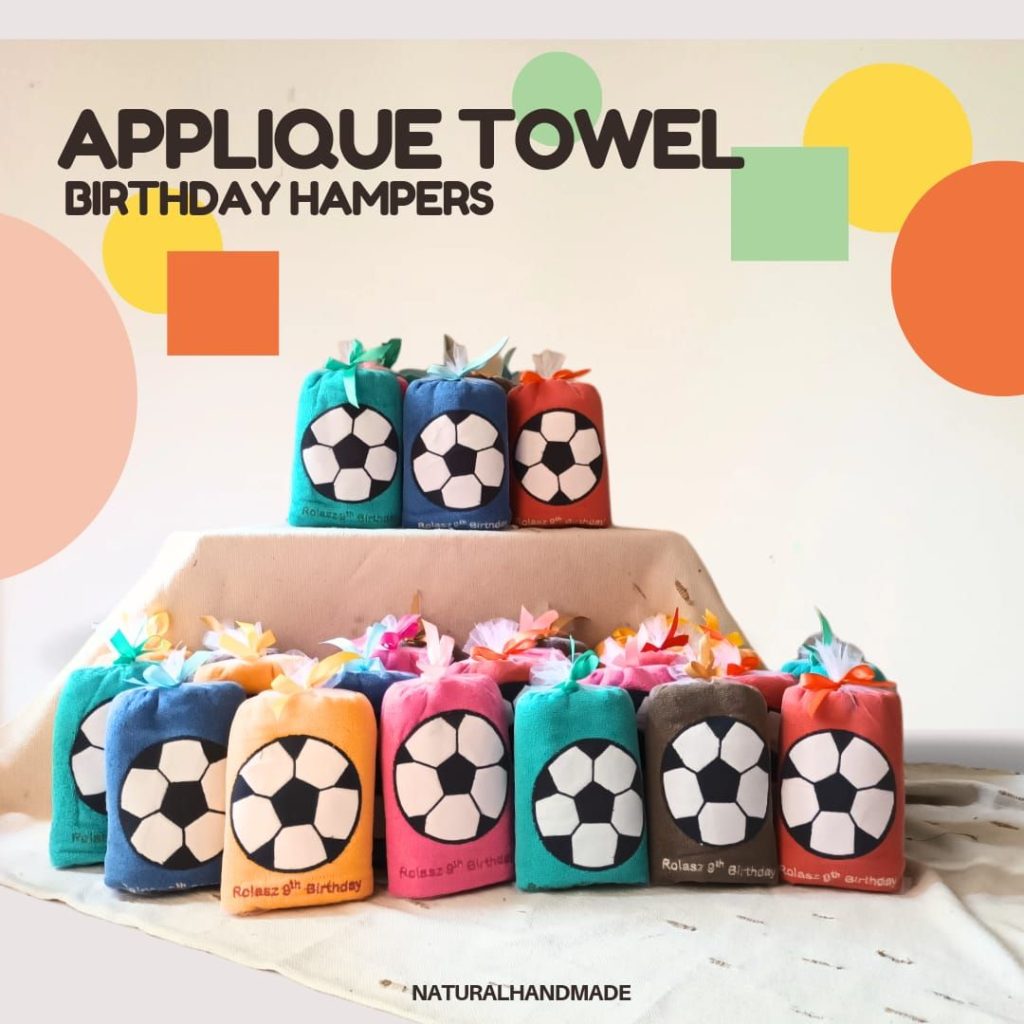 souvenir hamper ulang tahun tema bola