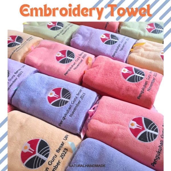 souvenir handuk pengukuhan guru besar