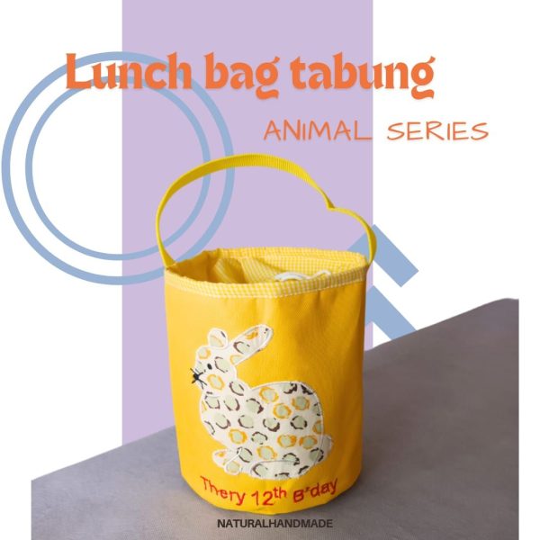 lunch bag hewan kesukaan: souvenir ulang tahun customized