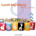 lunch bag hewan kesukaan: souvenir ulang tahun customized