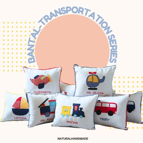 Sarung Bantal Anak - Tema Kendaraan - Souvenir ultah anak