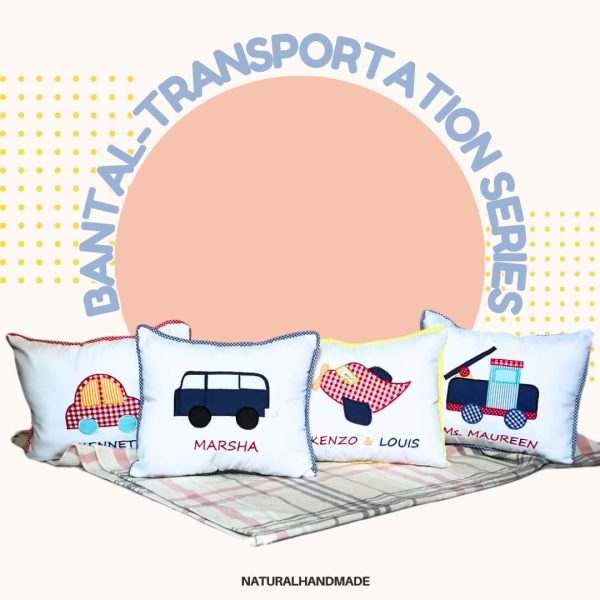 Sarung Bantal Anak - Tema Kendaraan - Souvenir ultah anak