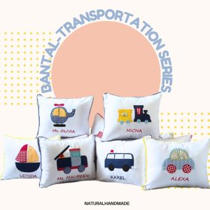 Sarung Bantal Anak - Tema Kendaraan - Souvenir ultah anak