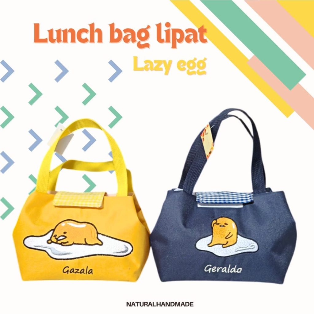 Lunch Bag Lipat Gudetama: Souvenir Unik untuk Anak-anak yang Ceria