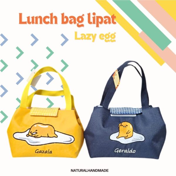 Lunch Bag Lipat Gudetama: Souvenir Unik untuk Anak-anak yang Ceria
