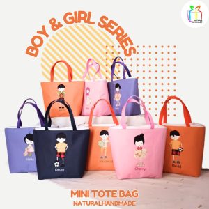 Mini Tote Lucu Gambar Hobi – Souvenir Ulang Tahun Anak yang Menarik dan Bermanfaat!