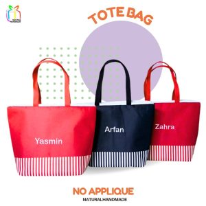Tote Bag Bordir Nama – Souvenir Simpel dan Personal dengan Sentuhan Elegan | natural handmade