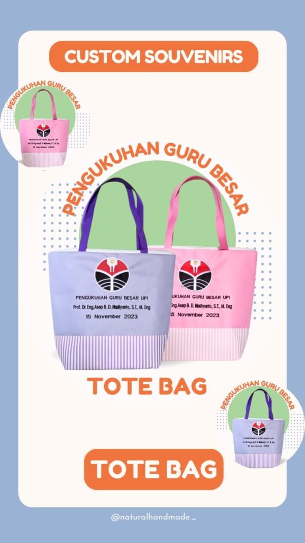 ToteBag Fungsional – Souvenir Elegan untuk Pengukuhan Guru Besar