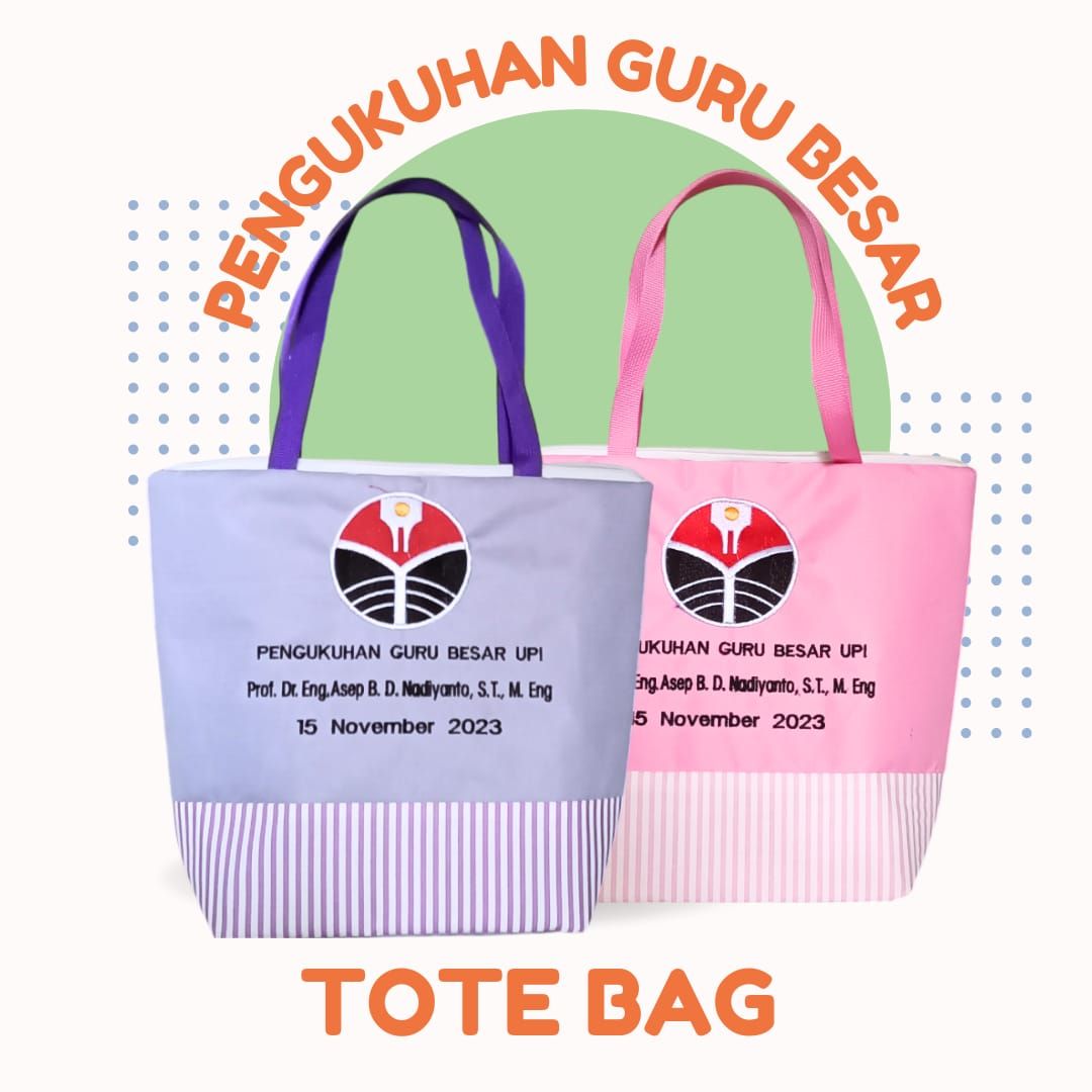 ToteBag Fungsional – Souvenir Elegan untuk Pengukuhan Guru Besar