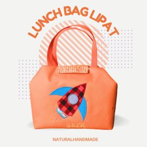 Souvenir Ulang Tahun Unik – Lunch Bag Lipat dengan Gambar Transportasi!