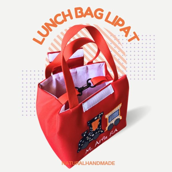 Souvenir Ulang Tahun Unik – Lunch Bag Lipat dengan Gambar Transportasi!