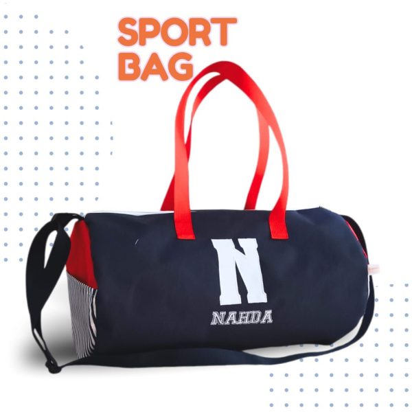 Sport Bag Custom Inisial Nama – Souvenir Ultah Anak Remaja yang Kekinian dan Fungsional
