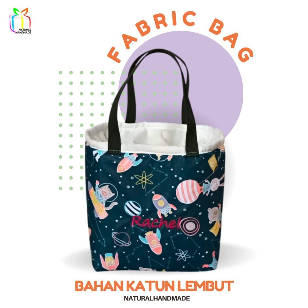 Lunch Bag Kotak Katun – Tas Bekal Makan Lucu dan Praktis untuk Keseharian Anda! | natural handmade