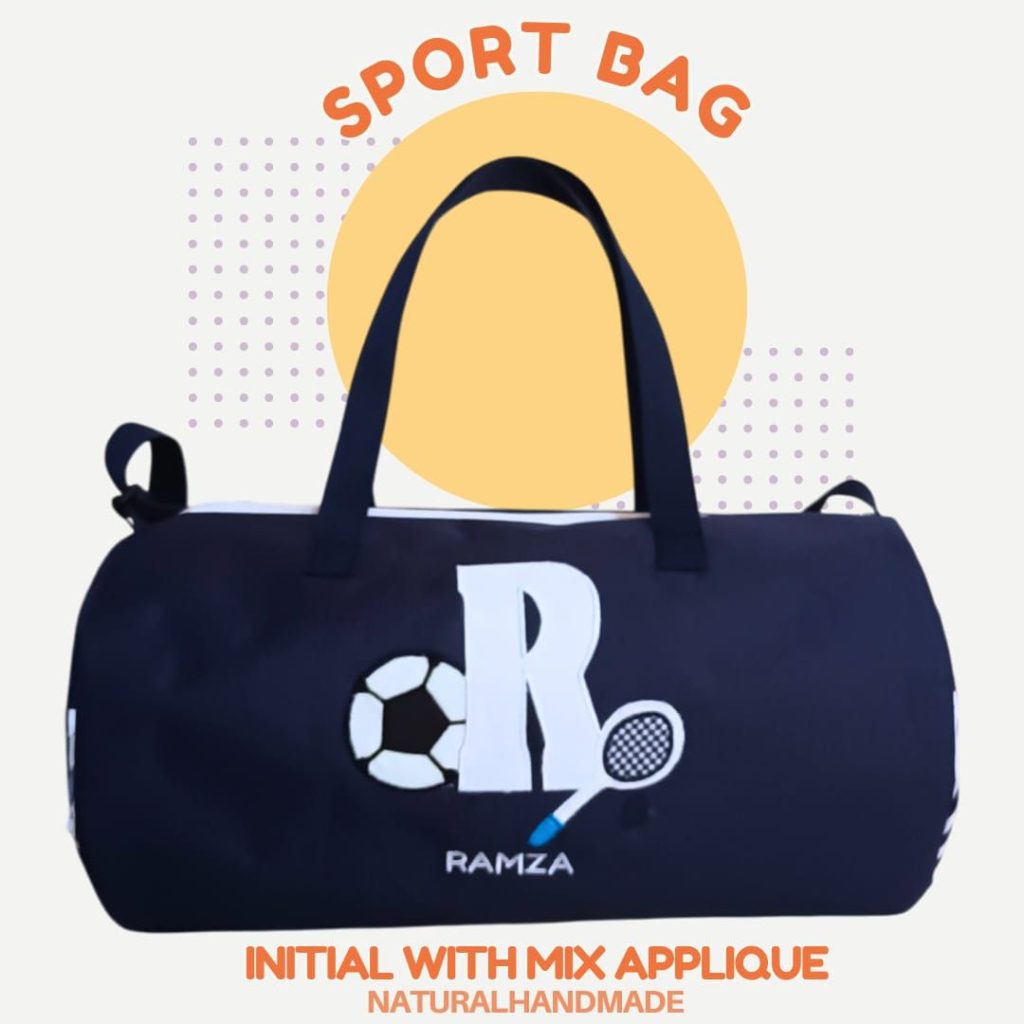 Tas Olahraga Custom Inisial Nama – Souvenir Ulang Tahun Anak yang Unik dan Berkesan!