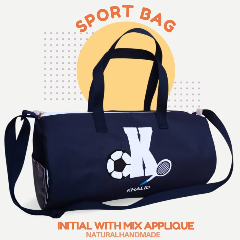 Tas Olahraga Custom Inisial Nama – Souvenir Ulang Tahun Anak yang Unik dan Berkesan!