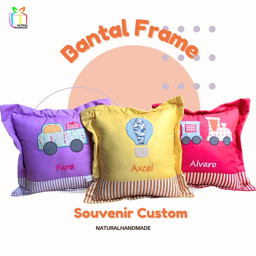 Bantal Frame Transportasi: Souvenir Ulang Tahun Anak Laki-Laki yang Unik dan Berbeda