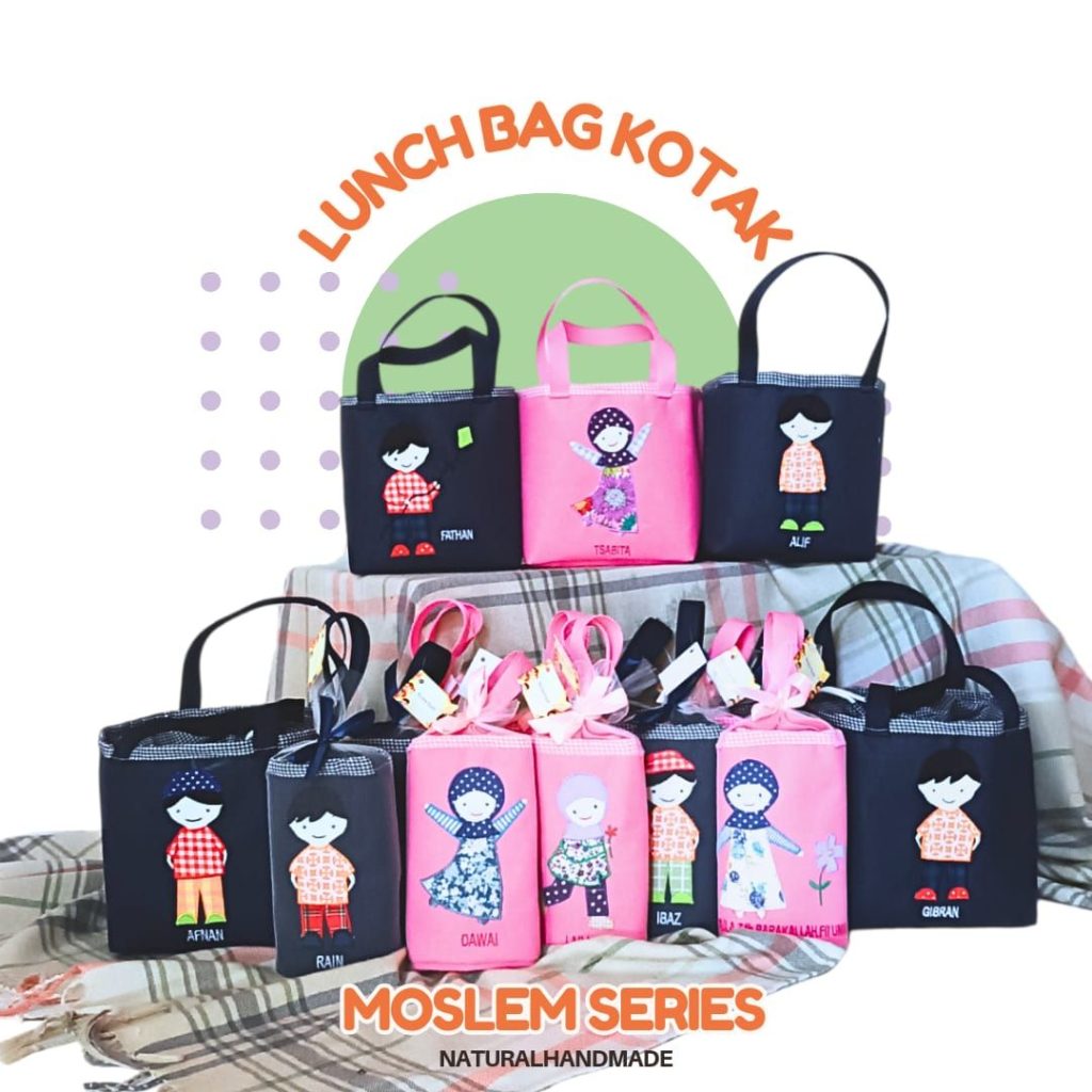 souvenir kenaikan kelas lunch bag anak muslim