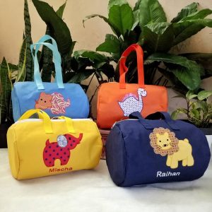 tas olahraga sport bag tema gambar hewan - souvenir ulang tahun anak