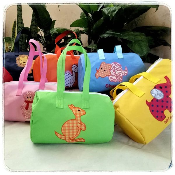tas olahraga sport bag tema gambar hewan - souvenir ulang tahun anak