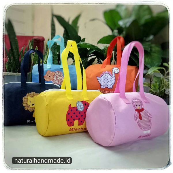tas olahraga sport bag tema gambar hewan - souvenir ulang tahun anak