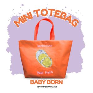 mini tote baby series- souvenir aqiqah,kelahiran anak, baby born,