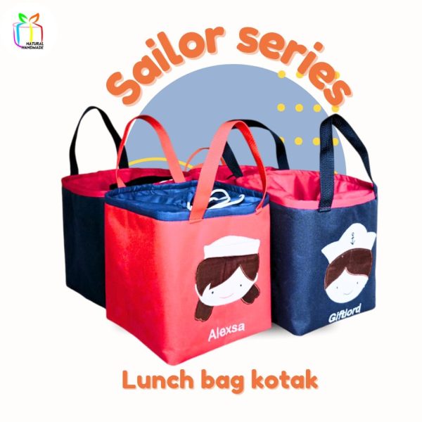 lunch bag kotak sailor series - souvenir ulang tahun eksklusif