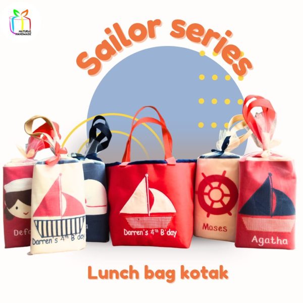 lunch bag kotak sailor series - souvenir ulang tahun eksklusif