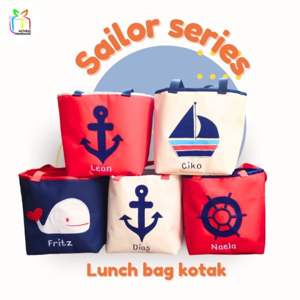 lunch bag kotak sailor series - souvenir ulang tahun eksklusif