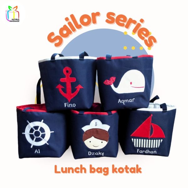 lunch bag kotak sailor series - souvenir ulang tahun eksklusif