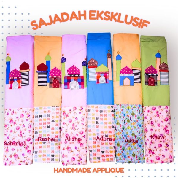 sajadah eksklusif aneka warna katun