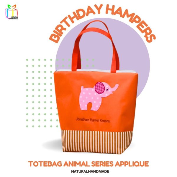Totebag Aneka Hewan Yang Full Color