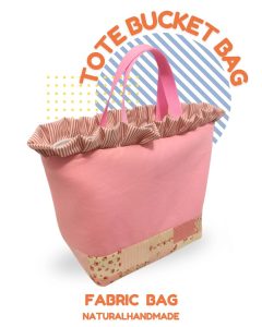 tote bucket bag - Souvenir tote katun ultah anak
