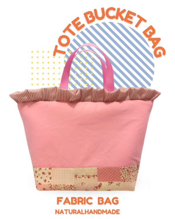 tote bucket bag - Souvenir tote katun ultah anak