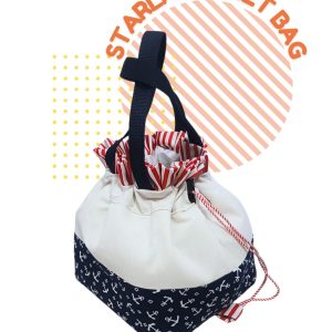 Starla Bucket Bag - Tas Serut Katun Handmade Trendy & Multifungsi