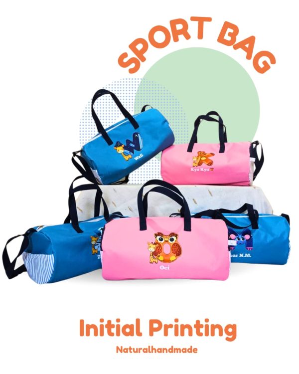 souvenir ultah anak yang beda sport bag inisial nuansa binatang beda